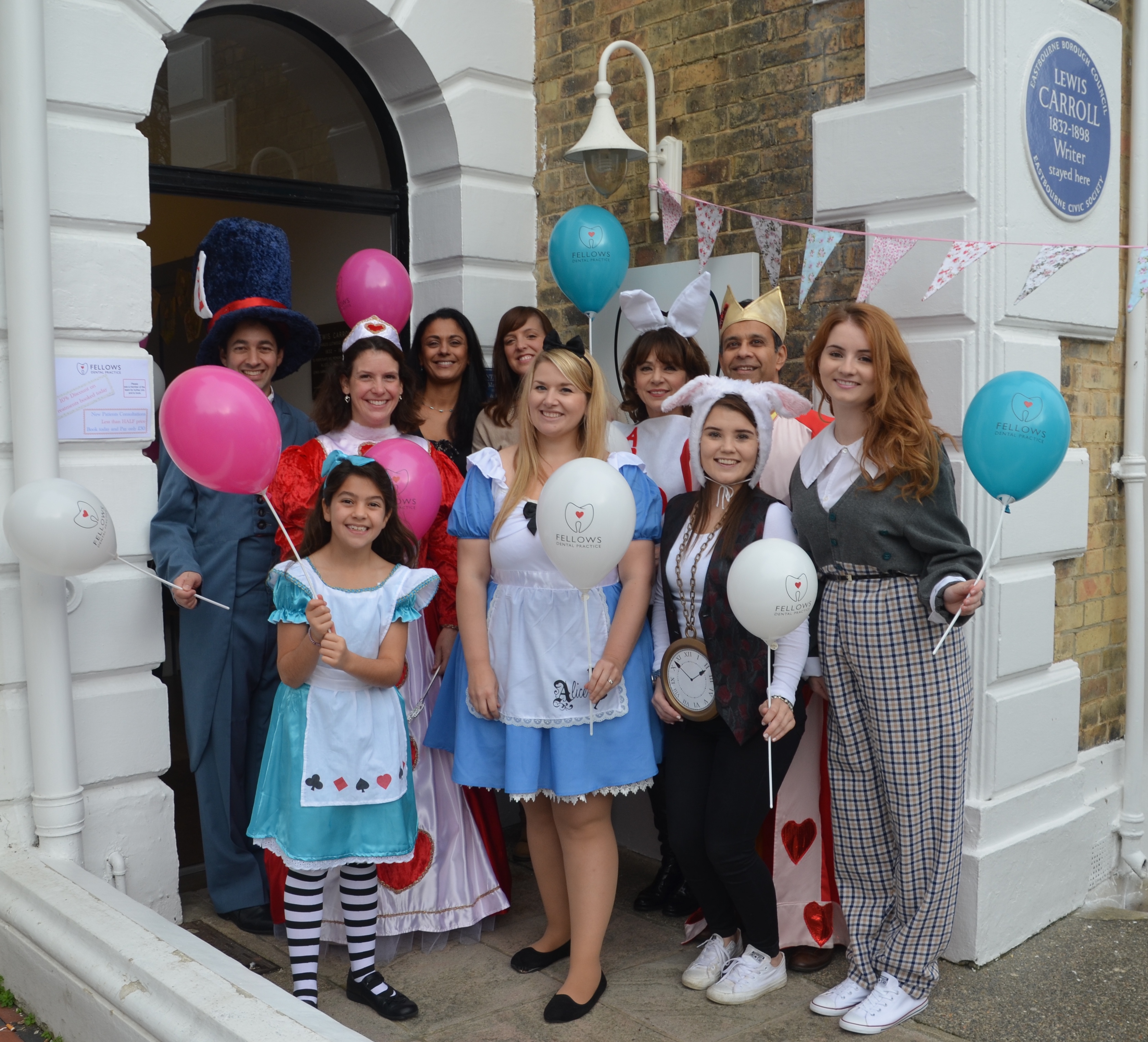 Fellows Dental Practice Open Day, Alice in Wonderland 150th Birthday